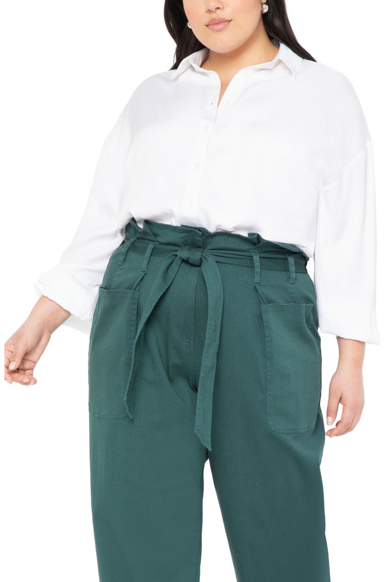 Relaxed Button-Up Georgette Blouse, Main, color, SOFT-WHITE