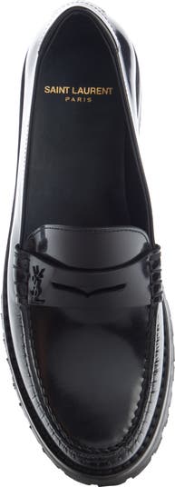 Saint Laurent Le Loafer Monogram Penny Loafer (Women
