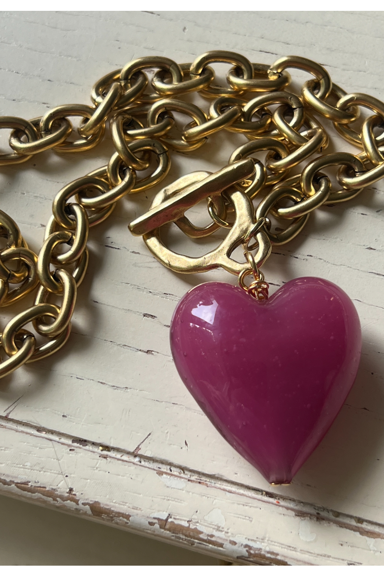 Amore Necklace, Alternate, color, Rosewood
