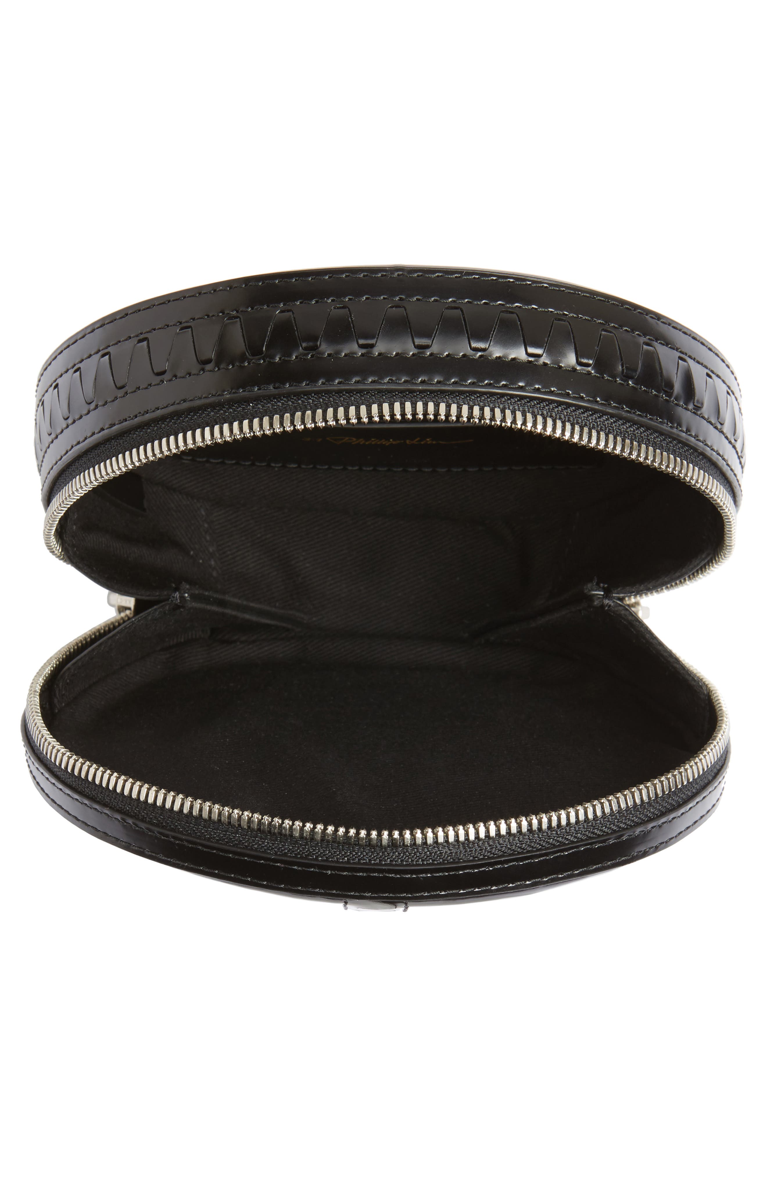 3.1 Phillip Lim Alix Leather Circle Clutch, Alternate, color, 