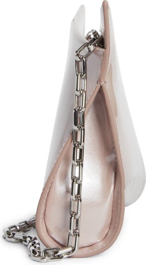 Small Loubitwist Metallic Patent Leather Clutch