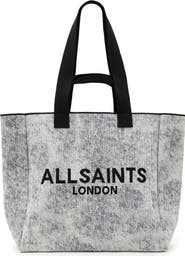 AllSaints Izzy East/West Denim Tote