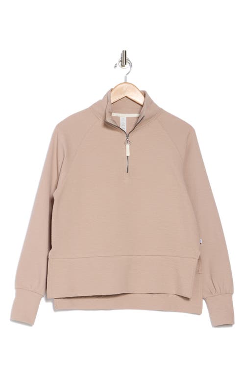 Balance Collection Tessa Quarter Zip Pullover In Goat