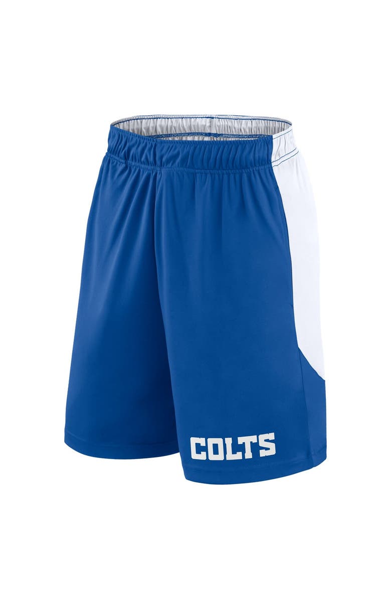 FANATICS Men's Fanatics Royal/White Indianapolis Colts Launch Shorts, Alternate, color, Royal