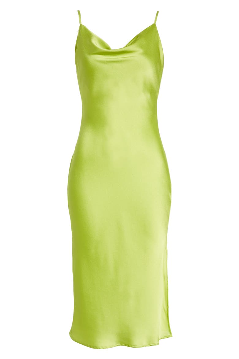 Midi Slipdress, Alternate, color, LIME