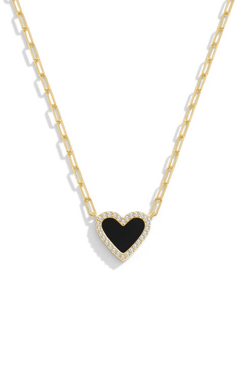Dainty Heart Paperclip Necklace