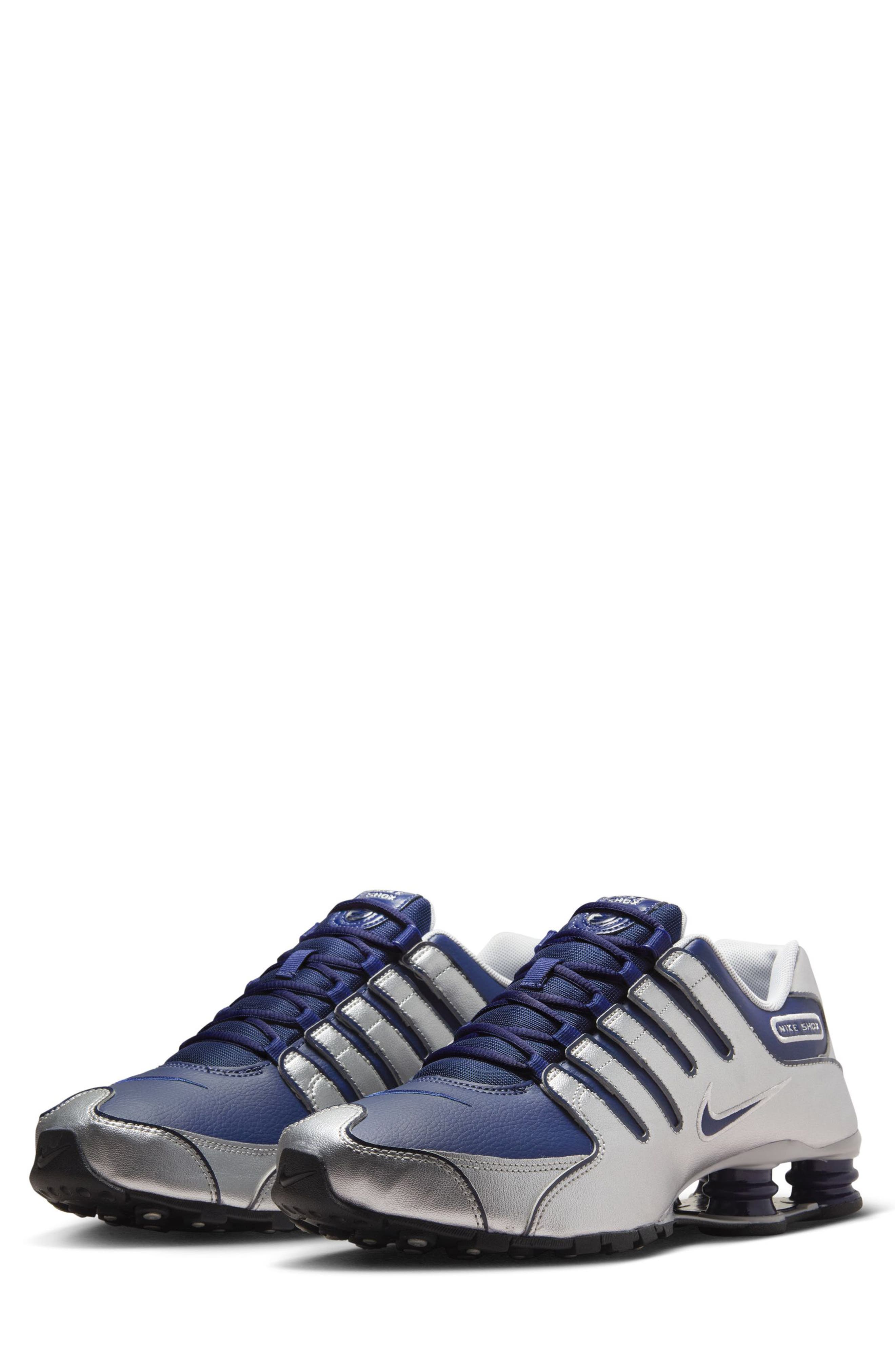 Shox NZ Sneaker, Main, color, MIDNIGHT NAVY/ BLACK