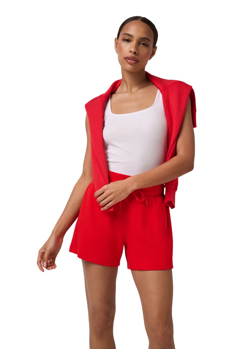 Skyloft Soft Drawstring Shorts, Alternate, color, TOMATO