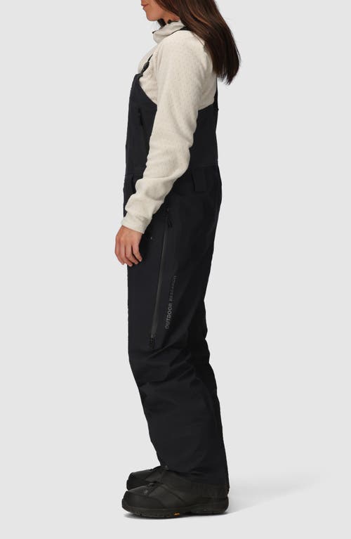 Outdoor Research Hemispheres Team Waterproof Ski Bibs In Black