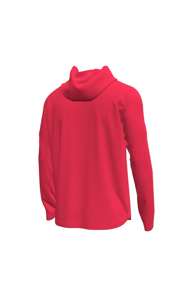 Under Armour Men's Under Armour Red Maryland Terrapins Tech Stretch Long-Sleeve Hooded T-Shirt, Alternate, color, Red