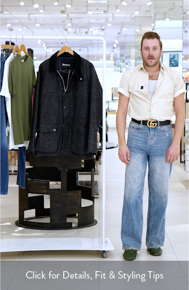 Bedale Check Wool Jacket, sales video thumbnail