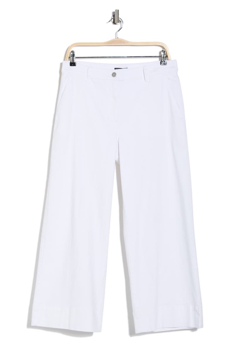 Ankle Wide Leg Pants, Alternate, color, WHITE