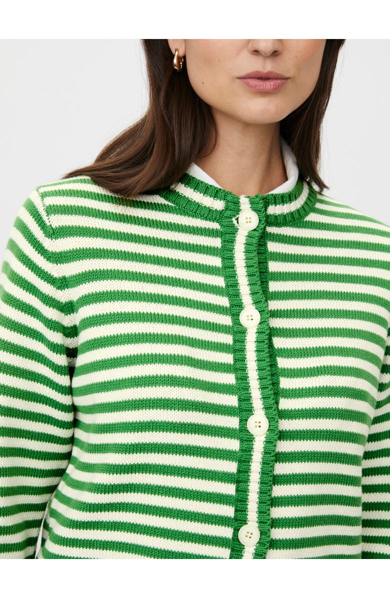 Masai Copenhagen MaLucanja Striped Cardigan, Alternate, color, Mint Green