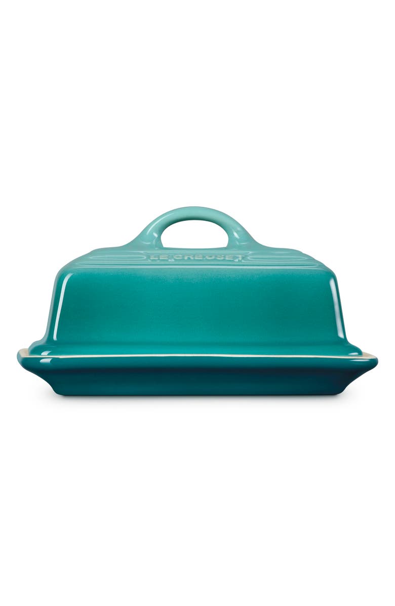 Le Creuset Heritage Butter Dish, Alternate, color, Riviera