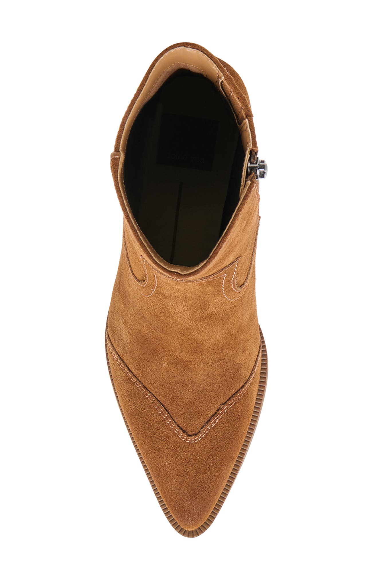 Salma Bootie, Alternate, color, BROWN SUEDE