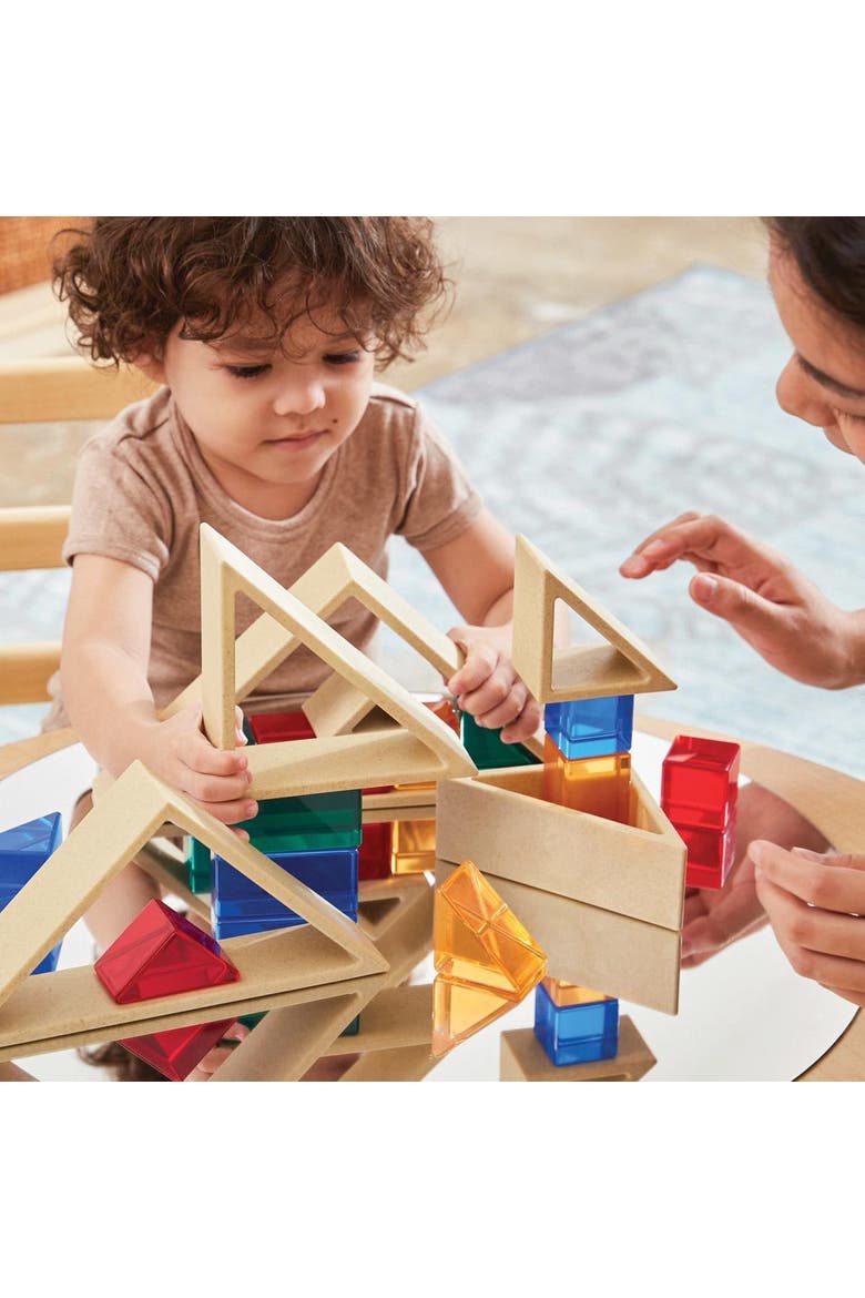Discovery Triangles - Natural - 6 Pieces, Alternate, color, Beige