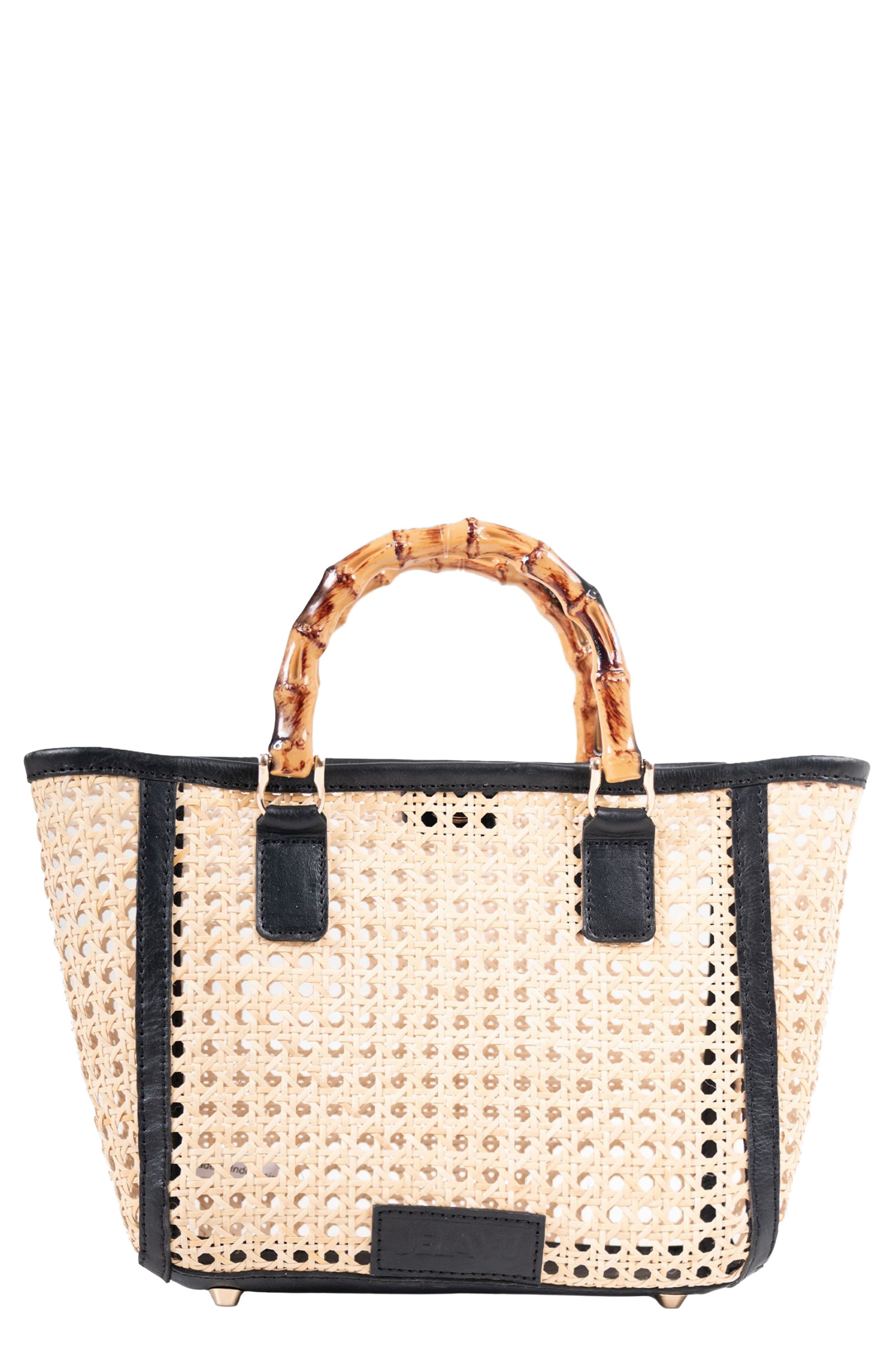 Jelavu Bristol Woven Cane Tote Bag