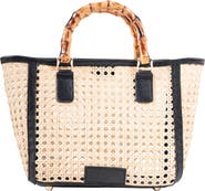 Jelavu Bristol Woven Cane Tote Bag
