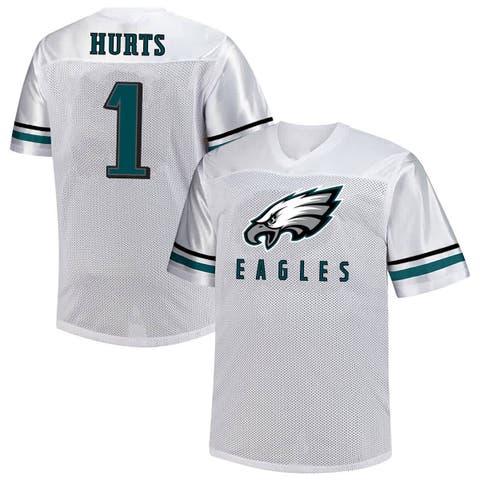 Men's Fanatics Jalen Hurts White Philadelphia Eagles Big & Tall V-Neck Fashion Jersey