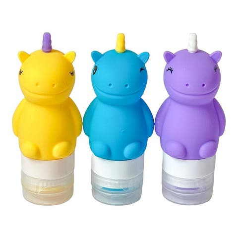 Unicorn Silicone Condiment Squeeze Bottles (Set of 3)