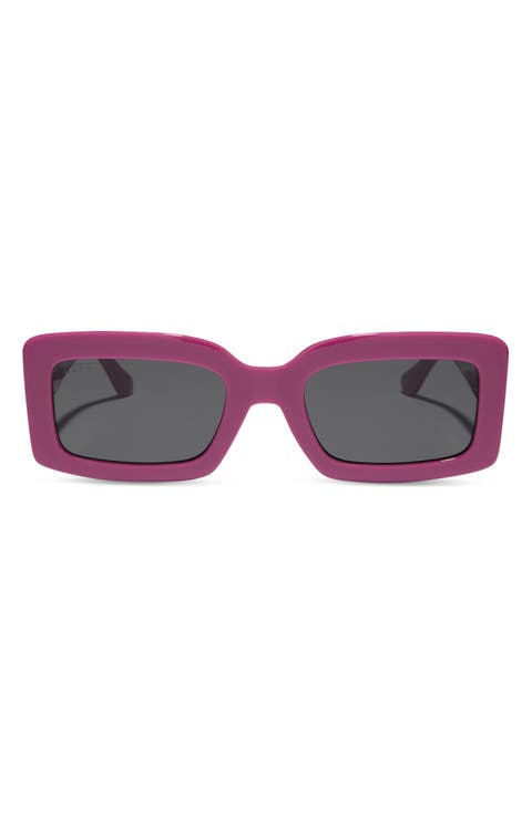 Katie 52mm Gradient Rectangle Sunglasses