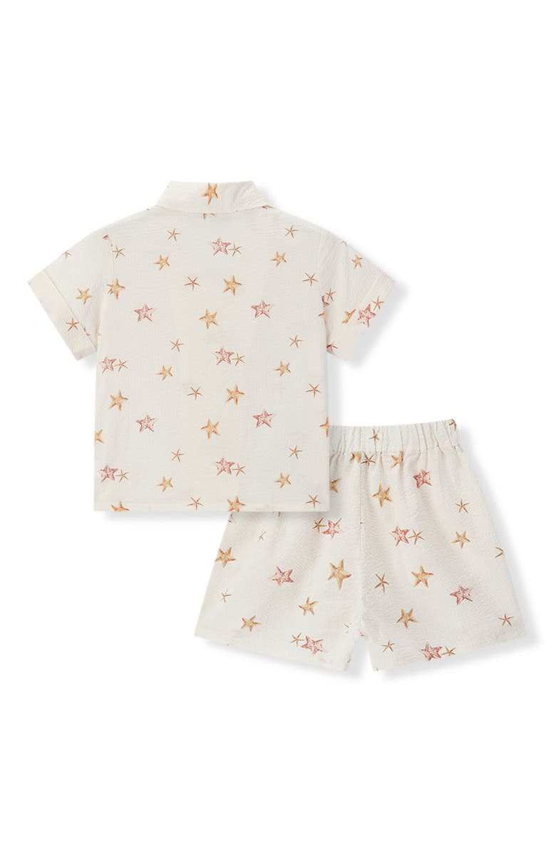 Milkbarn Button-up Two Piece Set, Alternate, color, Starfish Dreams