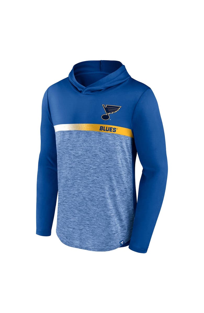 FANATICS Men's Fanatics Branded Blue St. Louis Blues Podium Defender Pullover Hoodie, Alternate, color, Blue