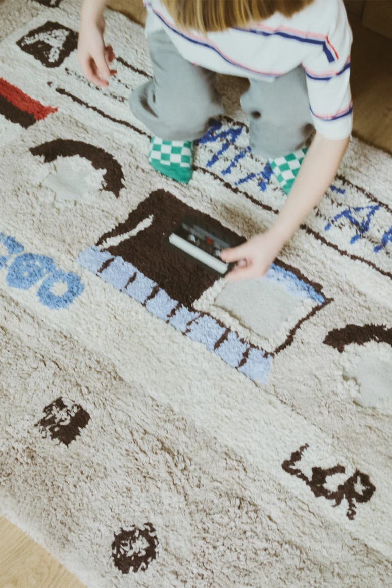 Washable Rug Cassette, Alternate, color, Natural, New Grey