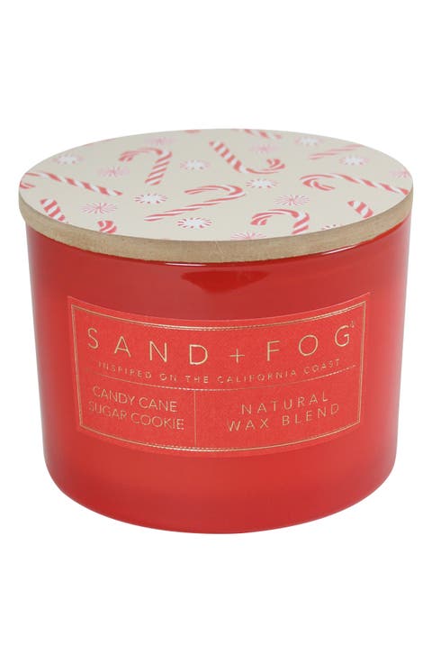 Candy Cane Sugar Cookie Two-Wick Candle
