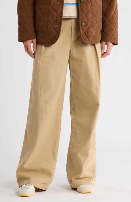 Lucky Brand Pleated Wide Leg Pants