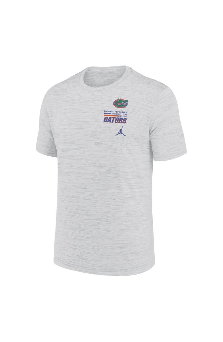 Jordan Brand Men's Jordan Brand White Florida Gators Velocity Stacked Performance T-Shirt, Alternate, color, White