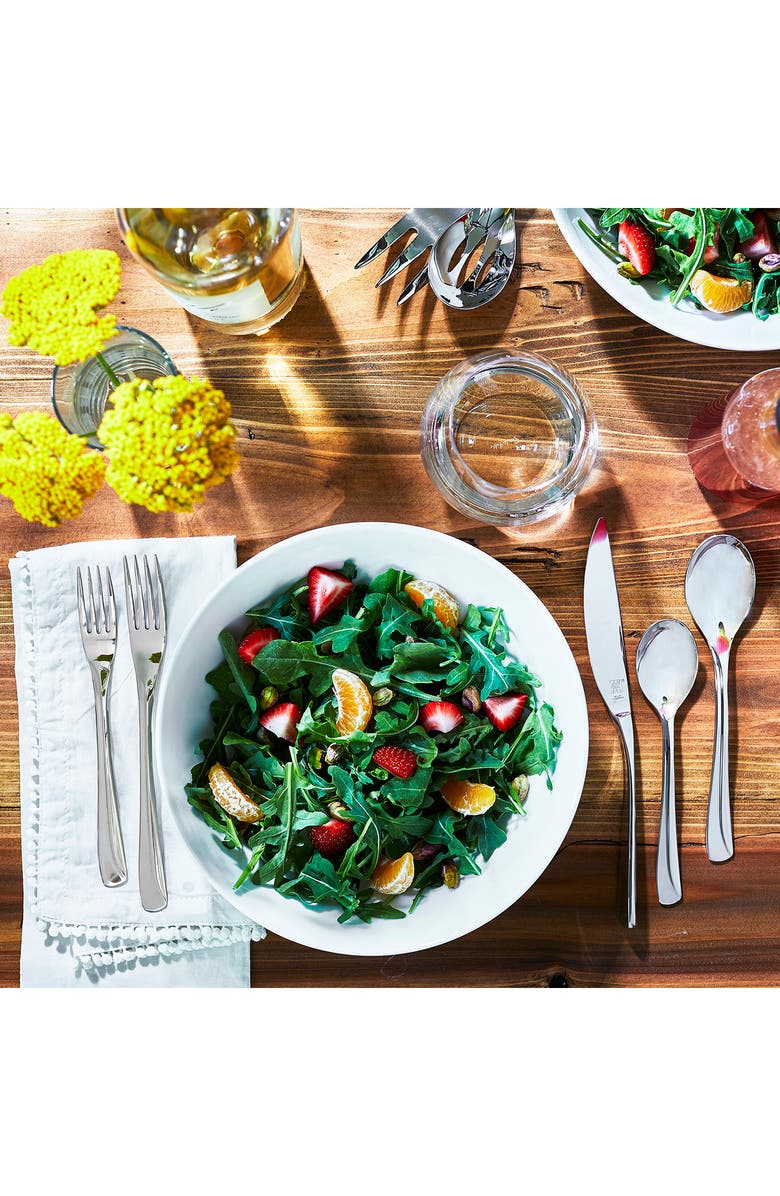 ZWILLING Villa Bella 45-Piece 18/10 Stainless Steel Flatware Set, Alternate, color, 