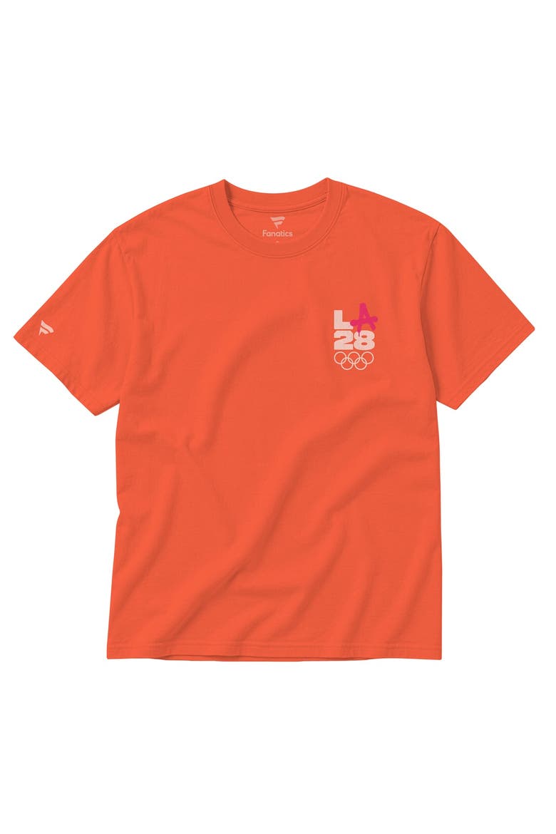 Unisex Fanatics Orange LA28 Summer Olympics Superbloom Color Bar T-Shirt, Alternate, color, Orange