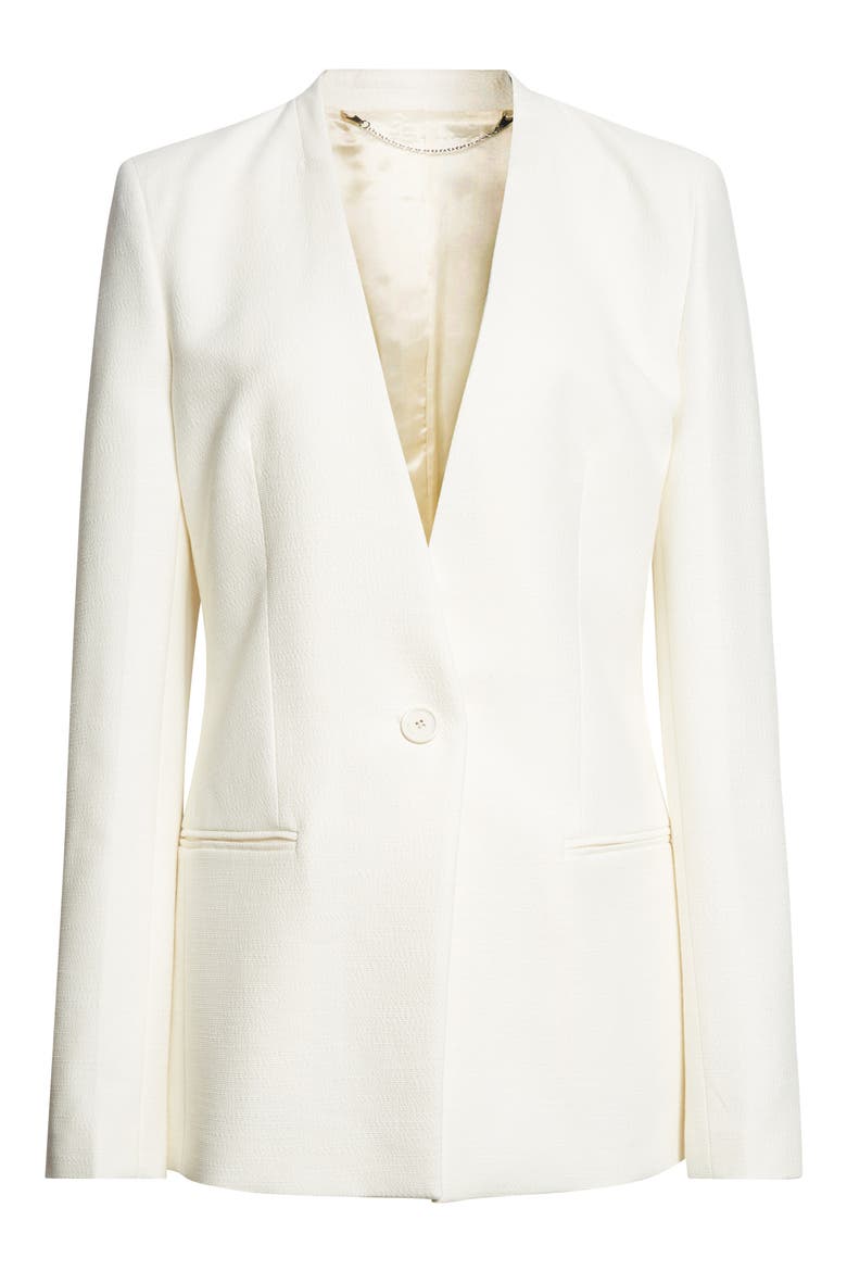 Basket Weave Blazer, Alternate, color, ECRU