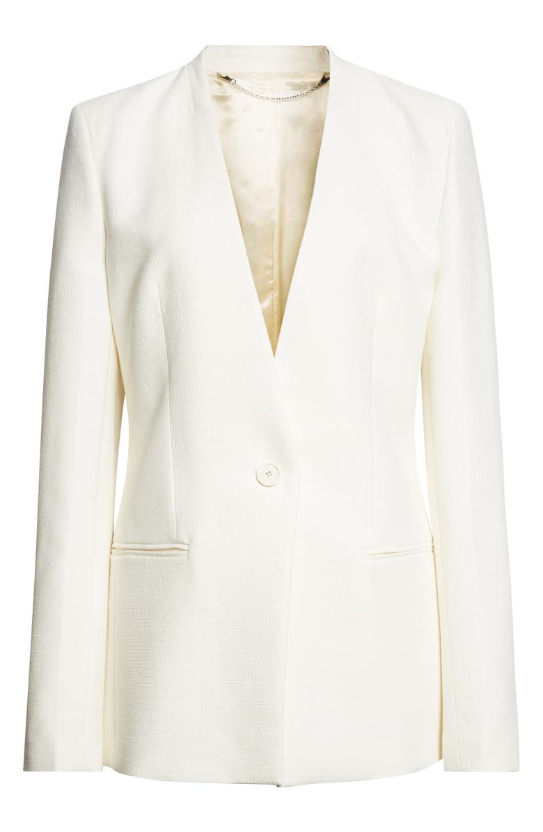 TOTEME Basket Weave Blazer, Main, color, Ecru