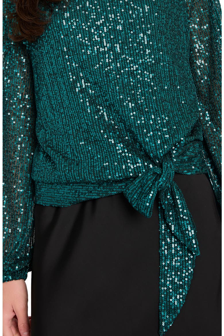 Sequin Top, Alternate, color, EMERALD