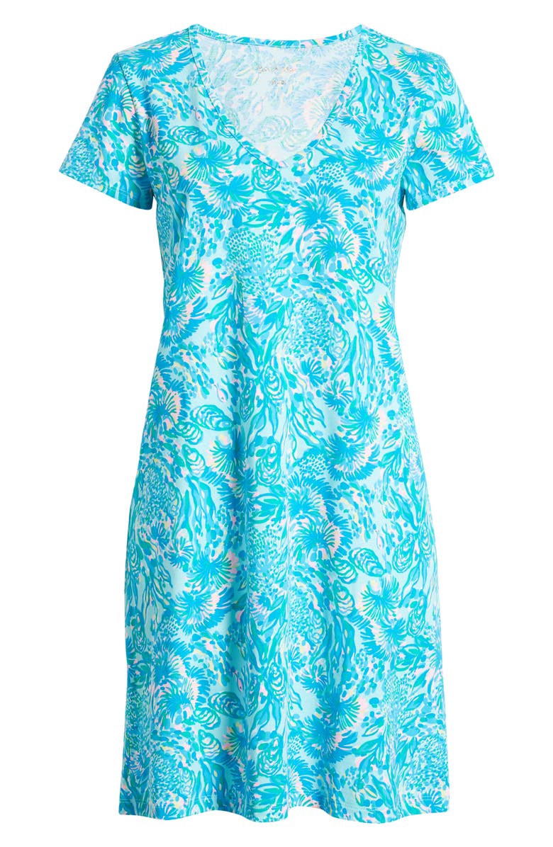 Lilly Pulitzer<sup>®</sup> Etta Floral Pima Cotton Shift Minidress, Alternate, color, 