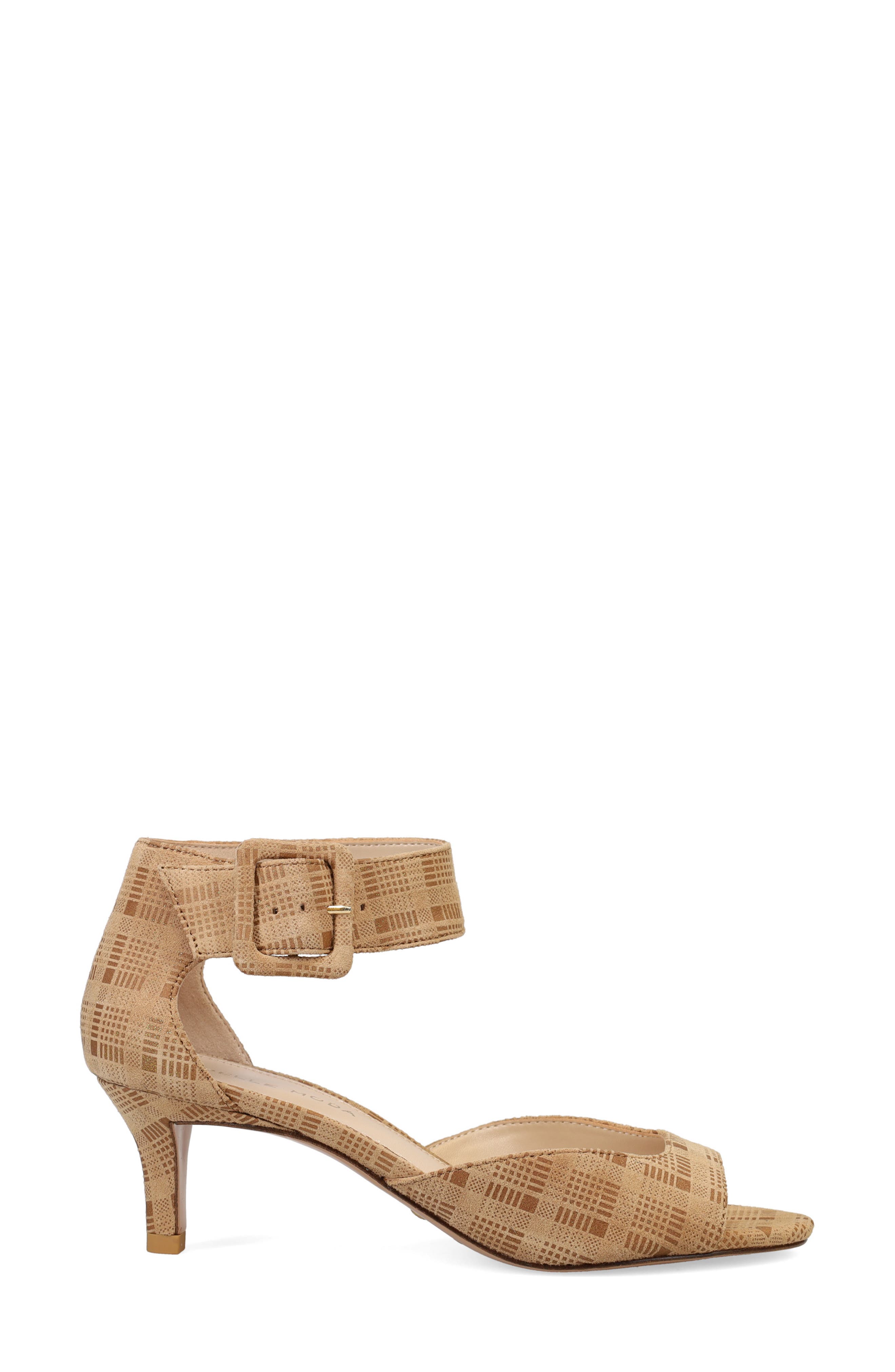 Pelle Moda Berlin Ankle Strap Sandal, Alternate, color, Latte