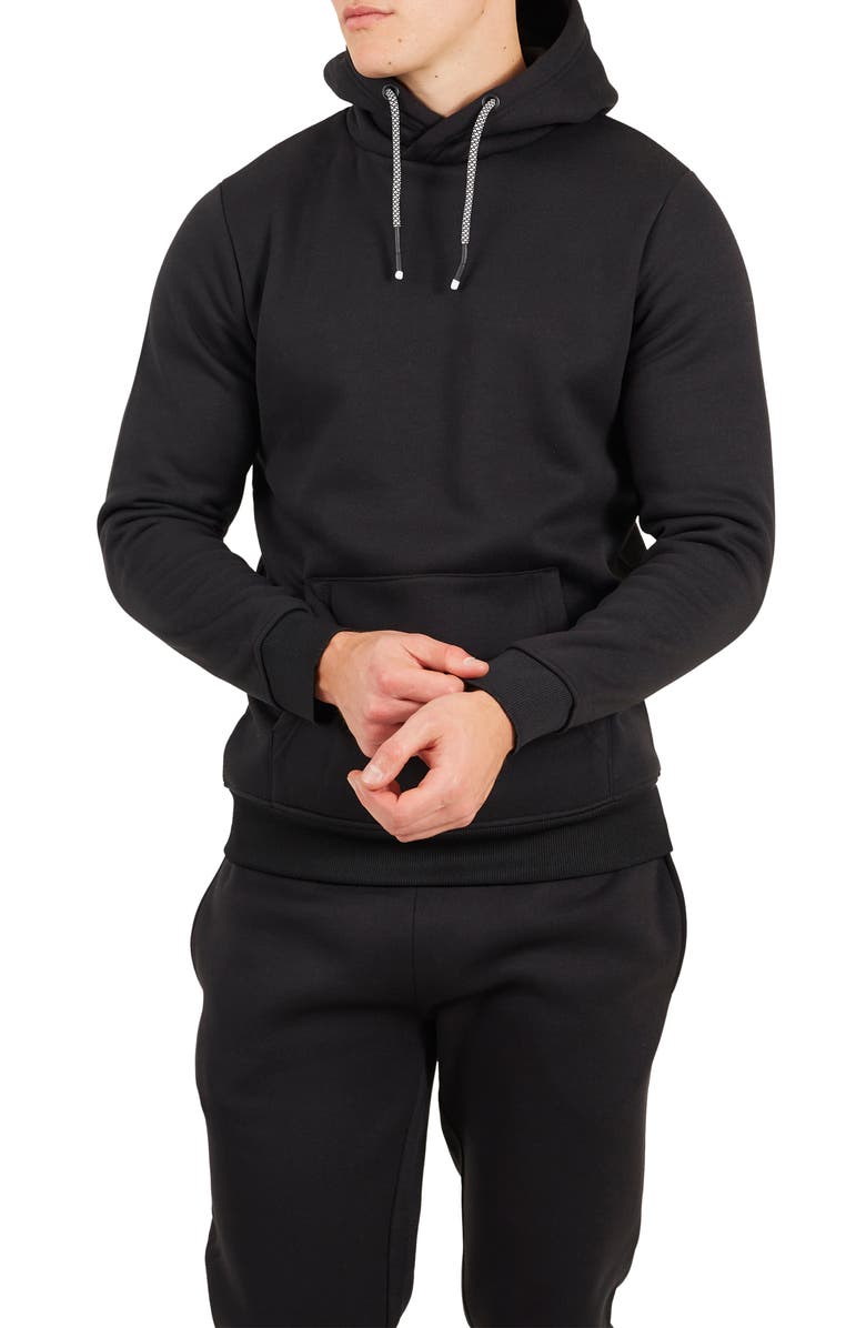 Brave Soul Hoodie and Jogger Set, Alternate, color, Black