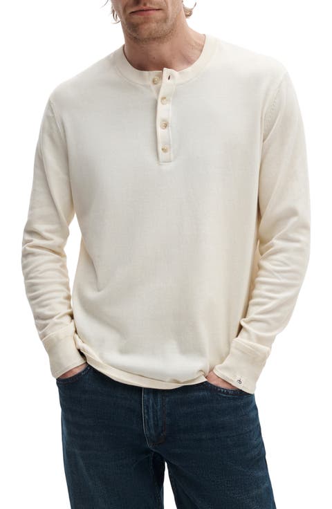 Washed Cotton Henley