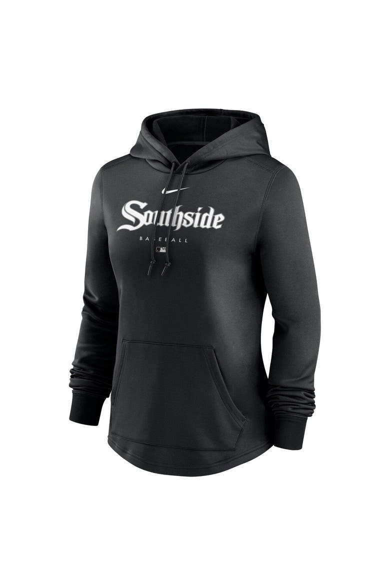 Women's Nike  Black Chicago White Sox City Connect Pregame Performance Pullover Hoodie, Alternate, color, Black