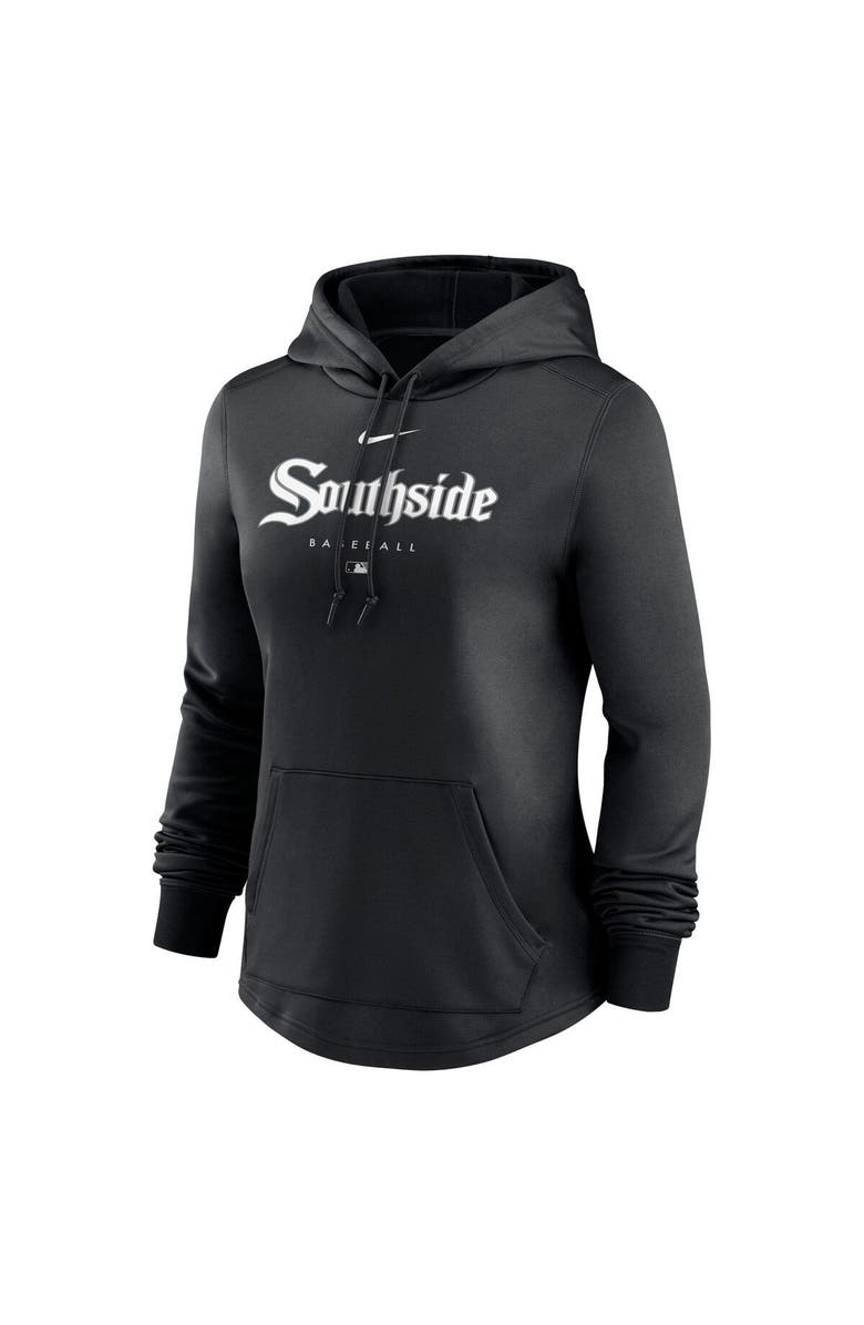 Nike Women's Nike  Black Chicago White Sox City Connect Pregame Performance Pullover Hoodie, Alternate, color, Black