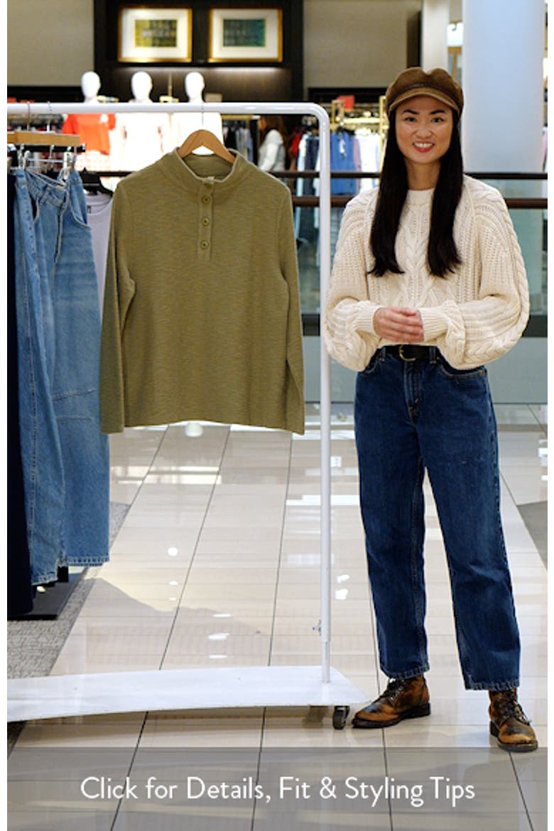 Last Boat Organic Cotton Half Placket Sweatshirt video