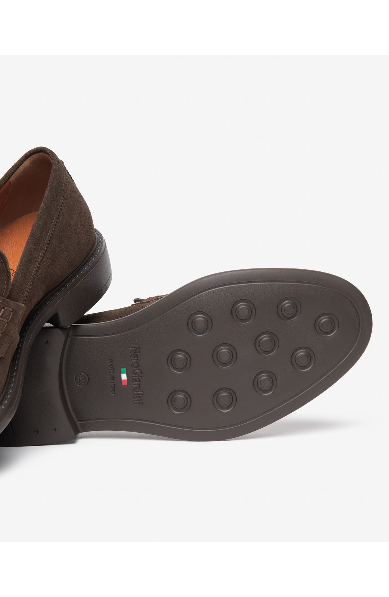 Leather Penny Loafer, Alternate, color, CHOCOLATE