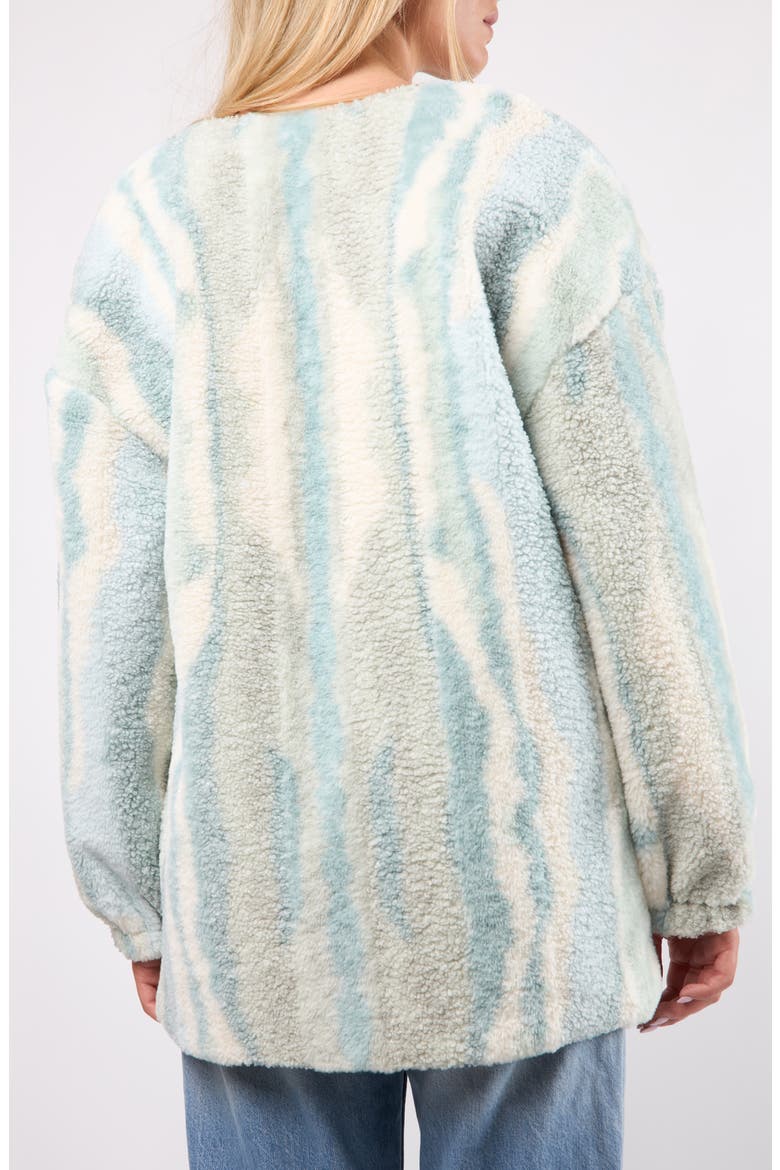 Driftwood High Pile Fleece Jacket, Alternate, color, BLUE