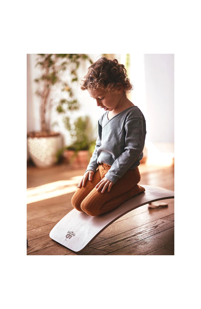 Kinderfeets All Ages Wooden Balance Board, Ages 18Mo+, Alternate, color, Multicolored