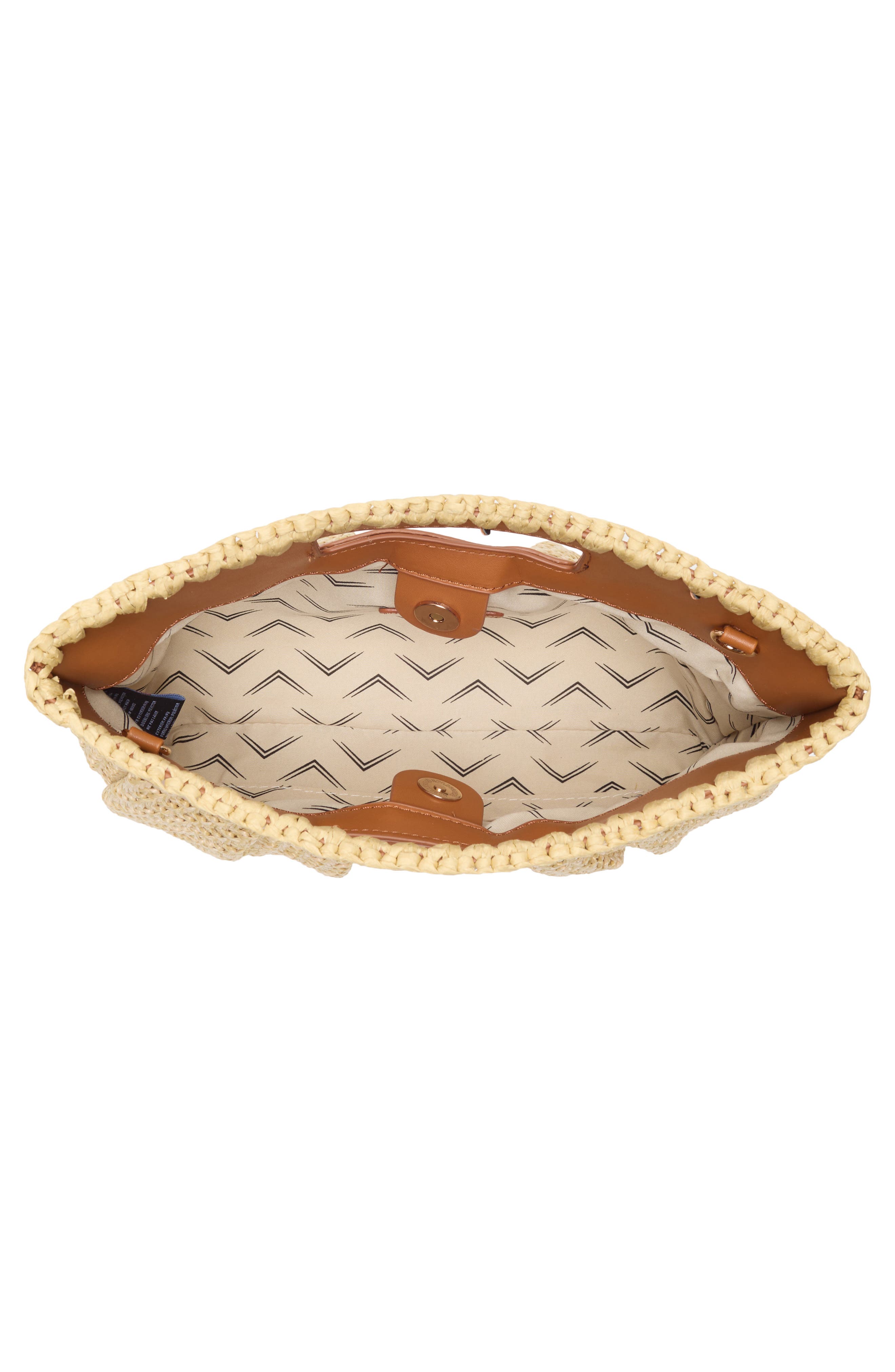 MODA LUXE Straw Crossbody Clutch, Alternate, color, Tan