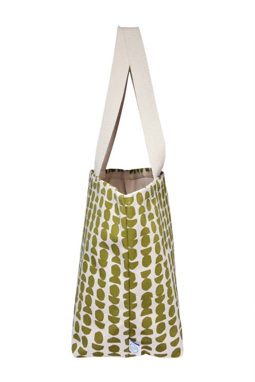 Dance Happy Artemis Wide Tote Bag In Army Green