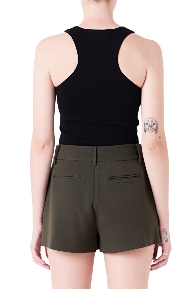 Racerback Rib Sweater Tank, Alternate, color, BLACK