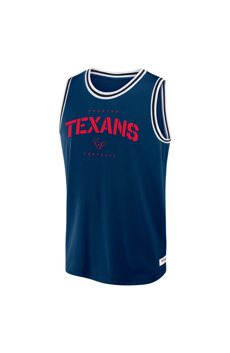 FANATICS Men's Fanatics Navy Houston Texans Elements Future Ground Jersey Tank Top, Alternate, color, Navy